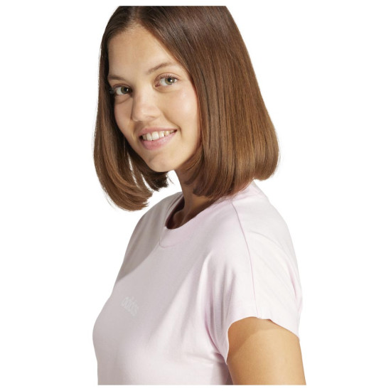 Adidas Γυναικεία κοντομάνικη μπλούζα Essentials Linear Single Jersey Tee Adidas Γυναικεία κοντομάνικη μπλούζα Essentials Linear Single Jersey Tee